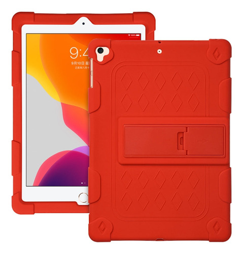 Funda De Silicona Roja Para iPad 9.7 2018/2017/air 2/air/pro