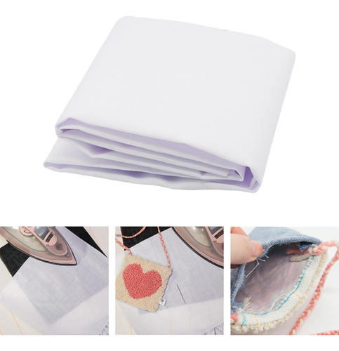 Forro Fusible De Planchado Tela Adhesiva Entretela No Blanco