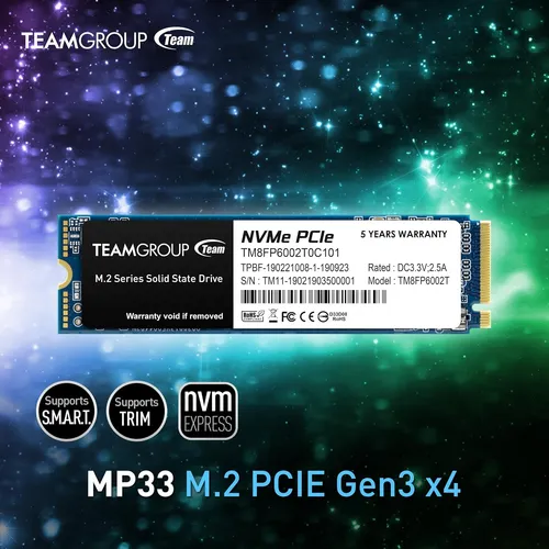 Teamgroup Mp33 512gb Slc Cache 3dnand Tlc Nvme Pcie Gen3x...