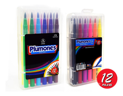 Plumones Artisan Punta Pincel X12