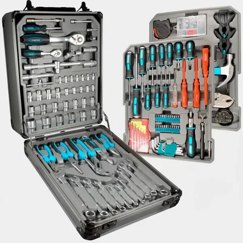 Maleta De Ferramentas Completa C/ 186 Peças Profissional 8yu