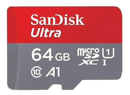 Cartão De Memória Sandisk Ultra 64gb Classe 10 Microsd