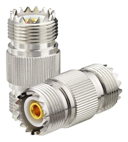 Eightwood So239 A So239 Adaptador De Conector Coaxial Uhf He