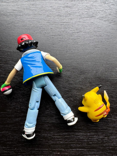 Figuras Pokemon Hasbro Ash Pikachu Nintendo 2000 Original (Usado)
