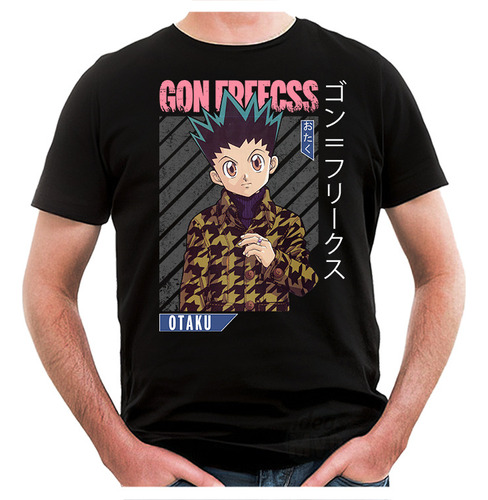 Remera Hunter X Hunter Gon Freecss 01 (negra:) Ideas Mvd