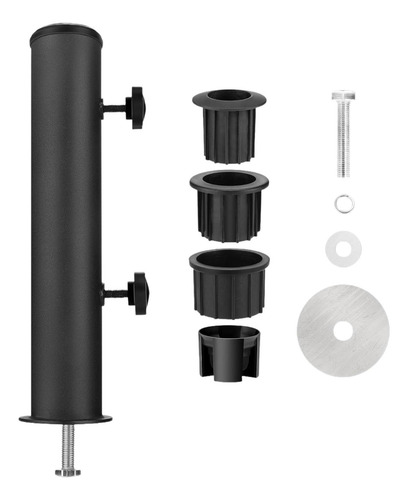 Tubo De Soporte Tubo Pesado De Mármol Negro Pole De Del