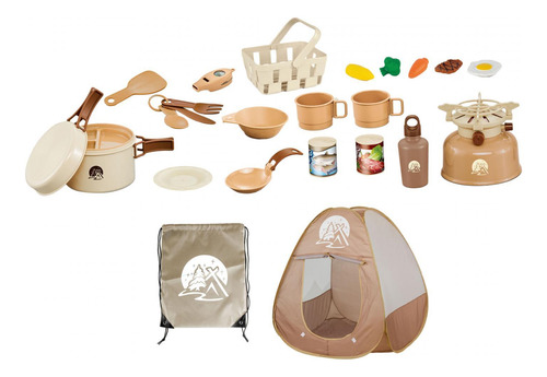 Juego De Cocina De Acampada Para Niños, Accesorios Para