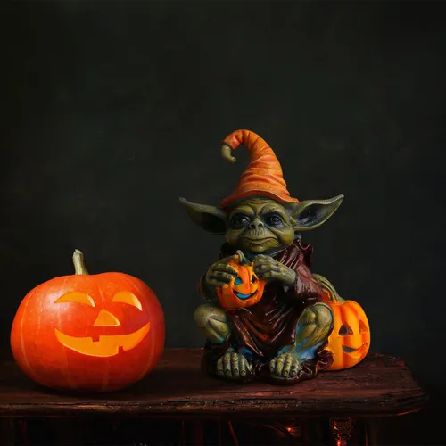 V Calabaza Extraterrestre De Halloween Iluminada Eléctricame
