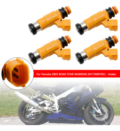 Y1z 4 Inyectores De Combustible Para Yamaha Fjr1300 Road