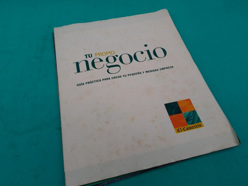 Mercurio Peruano: Libro Sin Empaste Mi Propio Negocio  L18