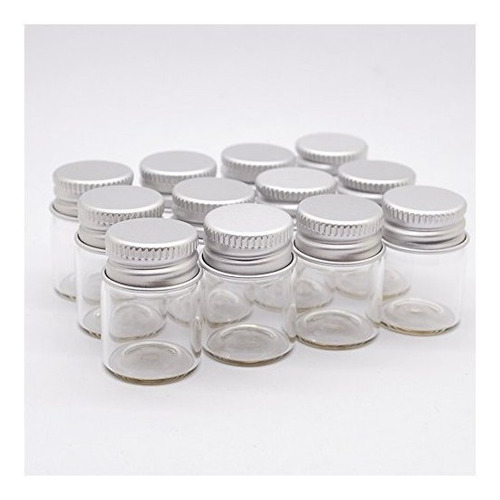 Botellas 12pcs 5ml Viales De Cristal Claro De Botella De Vid