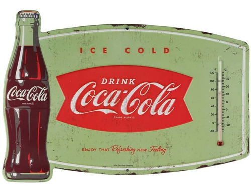 Cocacola Vintage Retro Ice Cold Thermometer  Un Product...