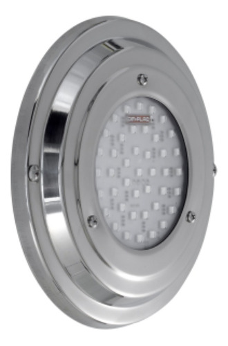 Optica De Piscina Led Blanca De Acero Inoxidable 21cm