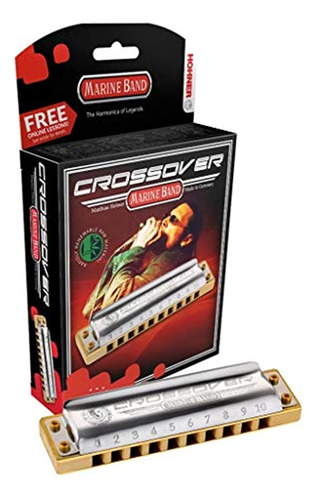 Hohner Marine Band Crossover Harmonica-key Of F#