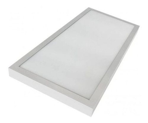 Plafon Luz Led Candil 60x30cm 24w Luz CALIDA Blanco