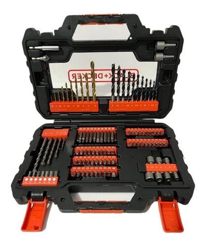 Jogo Soquetes Brocas E Bits 104 Pçs Black & Decker A7230-xj