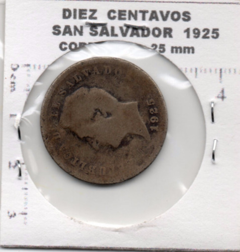 Moneda Del Mundo San Salvador   1925  Plata     E99