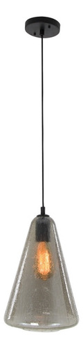 Lámpara Colgante Moderna Negro E27 40w 1 Luz 