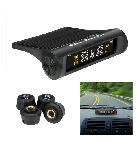 Monitoreo Solar Inalámbrico Presión Aire Llantas Tpms Sensor