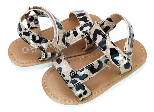 Sandalias Para Niñas Pequeñas Con Estampado Madyrose/ Nicole