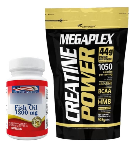 Creatin Power 2lbs + Omega 3-60cap - L a $29475