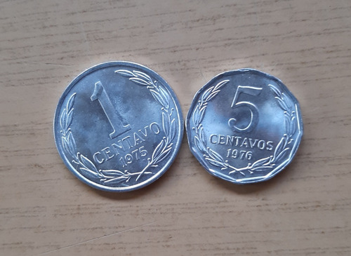 Lote 2 Monedas Aluminio