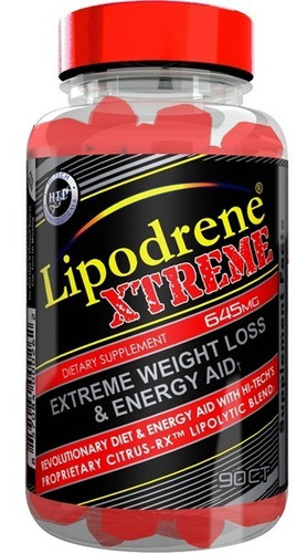 Termogénico Hi Tech Lipodrene Xtreme Rojo 90 Tabletas