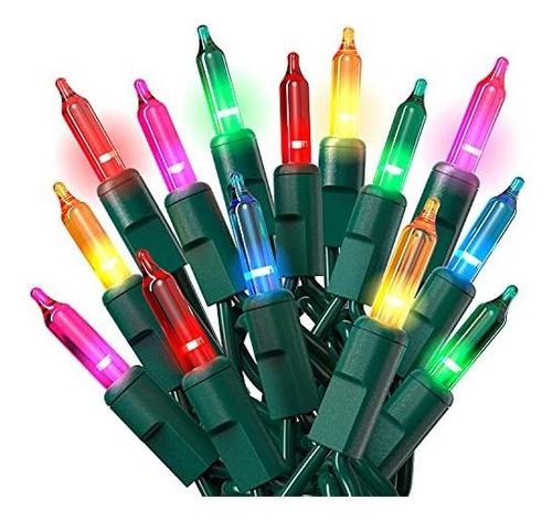 300 Conteo De Luces De Navidad Multi Color Verde M4kkb