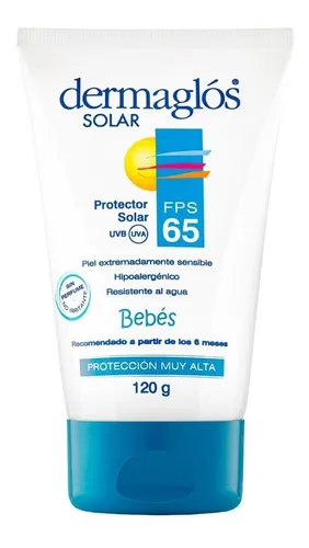 comprar Dermaglos Protector Solar Fps65 Bebes +6 Meses X 120g