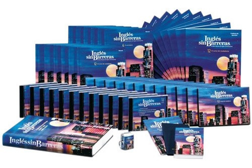 Inglés Sin Barreras 12 Vols Con 12 Dvds Y 12 Cds