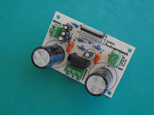 Imagen 3 de 8 de Mini Amplificador 100 Watts Tda7294 C/fuente- Audioproject