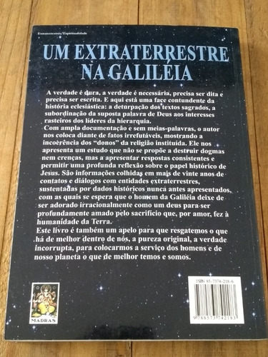 Livro Extraterrestre Na Galiléia