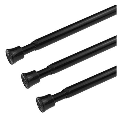 Kxlife 3pcs Barra De Cortina De Tensión De Resorte 28 A 49 P