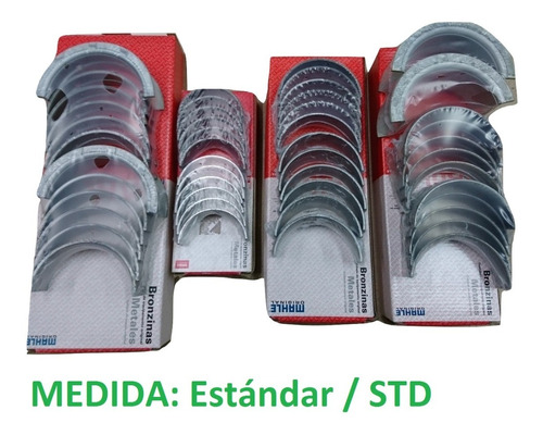 Cojinetes Bancada Para Mwm Td229 Turbo Diesel X Par