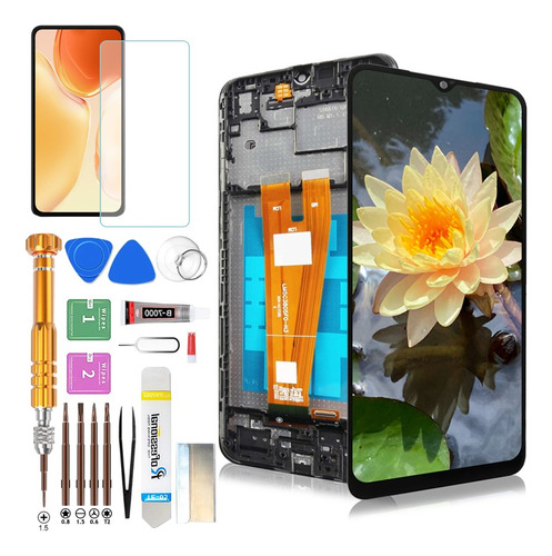 Para Samsung A04 Sm-a045f Pantalla Táctil Lcd Con Marco