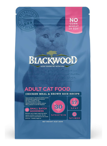 Blackwood Comida Para Gatos Para Mascotas Fabricada Usa
