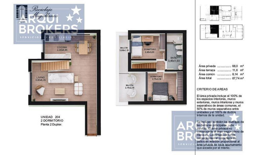 Imagen 2 de 8 de Apartamento 2 Dormitorios En Venta En Palermo