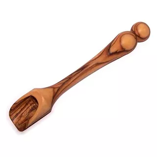 Handcrafted Olive Wood Salt Spoon Or Scoop/shovel - Sma...