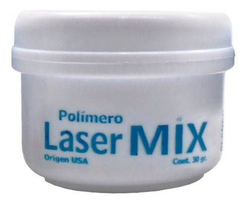 Polimero Polvo Acrilico Blanco 30 Gr Esculpidas Laser Mix