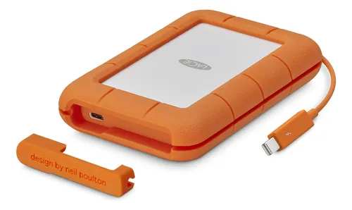 Disco Externo Lacie 5tb Usb-c 130mbs Rugged Naranjo