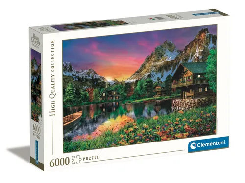 comprar Cabines De Quebra-cabeça Nos Alpes 6000 Pz Clementoni Itália