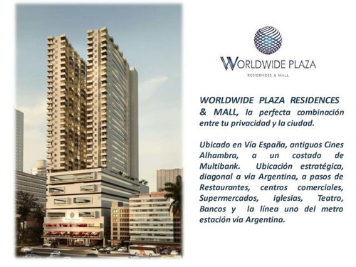 Imagen 1 de 9 de Venta De Apartamento En Worldwide Plaza, Vía España 18-3434