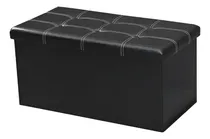 Comprar Banqueta Baul Puff Baul Negro 76x38 Organizador Puff Sillon Pie De Cama Baul Organizador Pouf Sillon Taburete Plegable Puff Silla Asiento Organizador Plegable Qatarshop