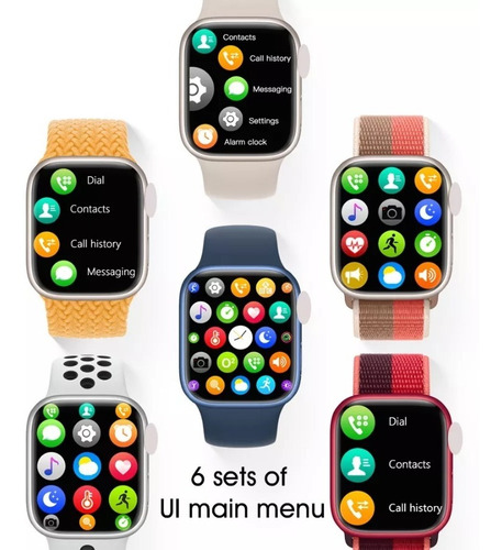 Imagen 2 de 8 de Smartwatch Reloj Inteligente Presion Ritmo Bluetooth Fitness