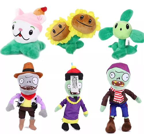 Muñecos Plants Vs. Zombies De 6 Piezas, Invierno