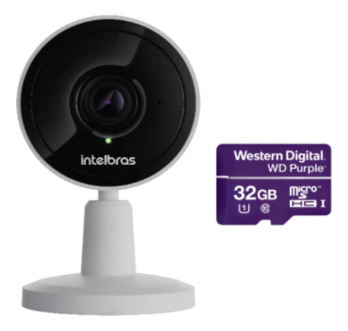 Camera De Video Intelbras Imx1 C/ Micro Sd 32gb Wi-fi Hd