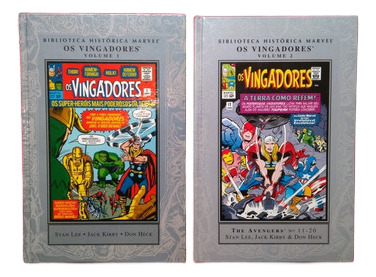 Biblioteca Histórica Marvel Os Vingadores - Vol 1 E 2