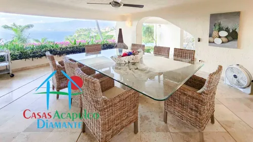 Cad Villa Del Mar. Alberca, Vista A La Bahía Y Cancha De Tenis