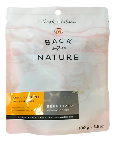Premios Back 2 Nature Para Perro Sabor Hígado De Res 100 G