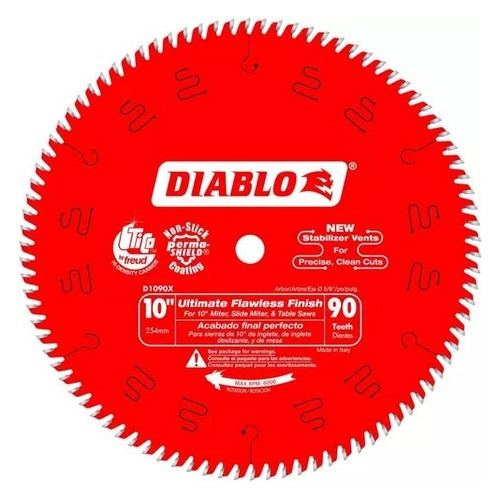 Disco Diablo Para Sierra 10 Pulgadas 90 Dientes -5/8